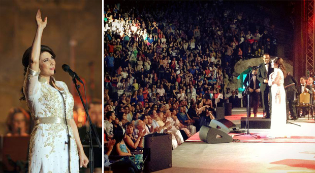 بالصور: مجد السلام، الرقي والغناء إجتمع على مسرح قرطاج بحضور فخامة ماجدة الرومي