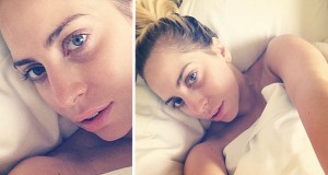 بالصورة: Lady Gaga دون make up عارية في السرير