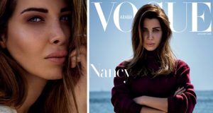 نانسي عجرم تتألّق وتتصدّر غلاف Vogue مع بداية العام الجديد