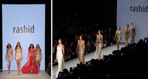 أربع ملكات جمال شاركوا في عرض التركي رشيت بازيبالي