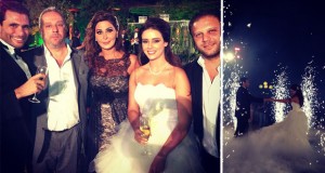 بالصور: إليسا حضرت حفل زفاف صديقيها وتمنّت لهما حياة سعيدة
