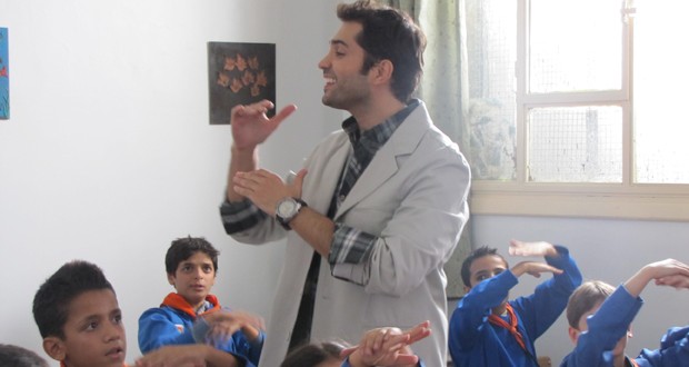 بالفيديو والصور: محمد باش ودريد لحّام من أجل حق الأطفال بالعلم