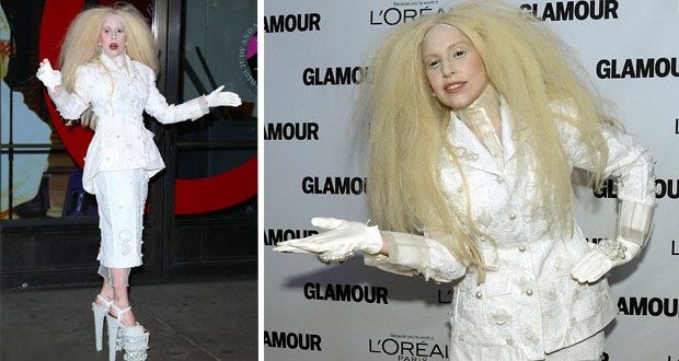بالصور: Lady Gaga إمرأة العام بإطلالة غريبة