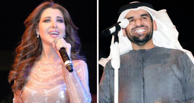 بالصور: نانسي عجرم وحسين الجسمي أشعلا المسرح بحضور رسمي وشعبي حاشد