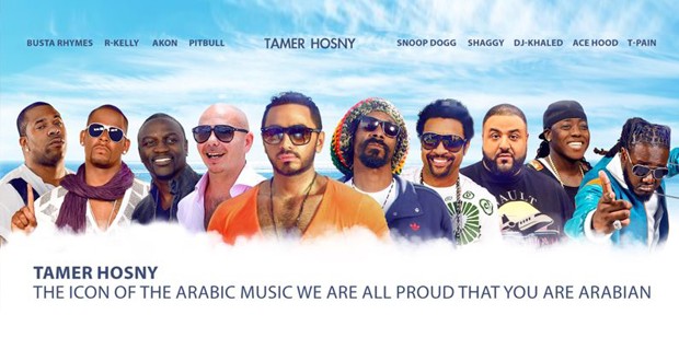 بالصورة: تامر حسني أيقونة الموسيقى العربية وفخر للعرب