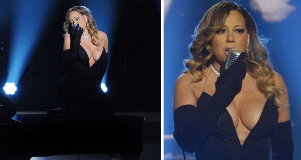بالصور: Mariah Carey تُظهر مفاتنها في آخر حفلاتها