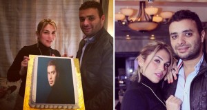 بالصور: رامي صبري إحتفل مع زوجته بعيد ميلاده