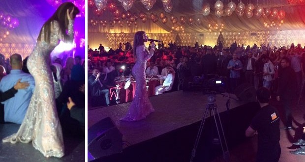 بالصور: ميريام فارس أحيت أضخم الأعراس في دبي وخطفت الأنفاس بأناقتها وبمجوهرات من تصميم والدها
