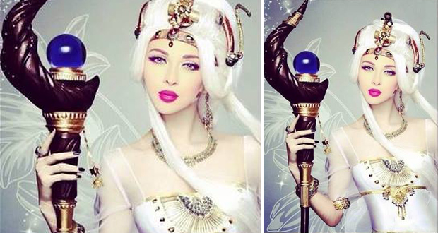 ميريام فارس تشعل الإثارة، الأنوثة والجمال بلوك مصري وتشغل الجماهير بصورة