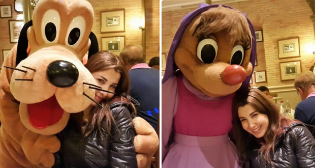 بالصور: نانسي عجرم بين شخصيات Disney وتستعيد أجمل لحظات الطفولة