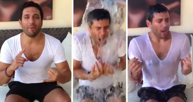 بالفيديو: حسن الرداد يدخل في موجة من الصراخ بعد الـ Ice Bucket Challenge