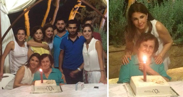 بالصور: ماجدة الرومي إحتفلت بعيد ميلاد والدتها وهذا ما قالته لها