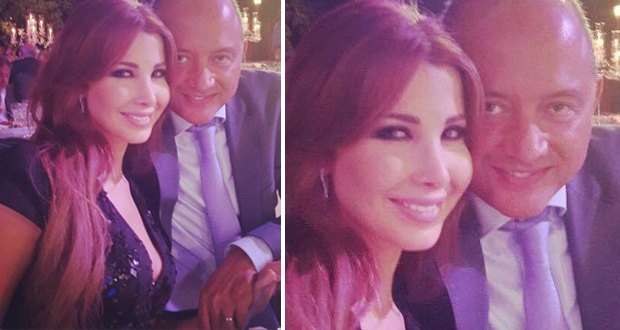 بالصورة: نانسي عجرم مع زوجها الدكتور فادي هاشم في زفاف خاص