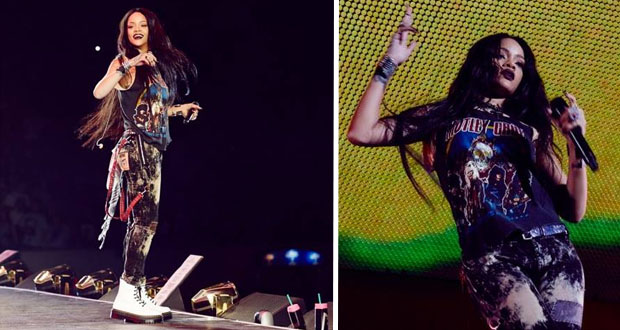 بالصور: Rihanna تسرق أنظار رجال الشرطة وتحيي أقوى حفلات Monster