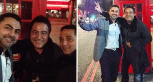 بالصور: عاصي الحلاني مع محمد كريم في شوارع لندن