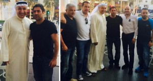 بالصور: وائل كفوري إلتقى سالم الهندي وفريق روتانا في دبي والجمهور يترقب الألبوم