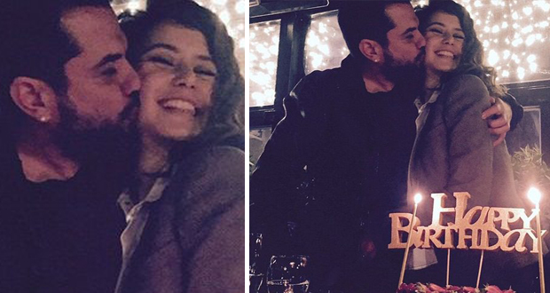 زوج فاطمة التركية يقبّلها في عيد ميلادها – بالصور