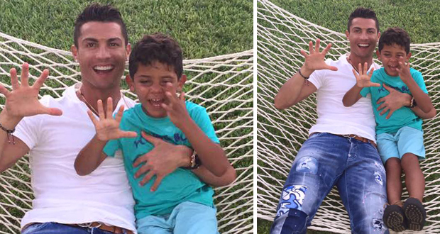 هكذا إحتفل Cristiano Ronaldo بعيد ميلاد إبنه – بالصورة