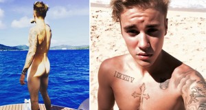 بالصور: Justin Bieber خلع ملابسه بالكامل