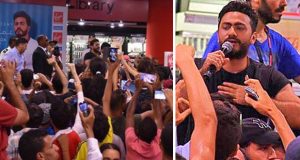 تامر حسني إحتفل بألبومه وسط الحشود في كازابلانكا