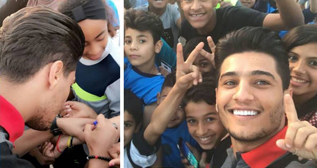 محمد عساف ينثر الفرح بين الأطفال الأيتام – بالصور