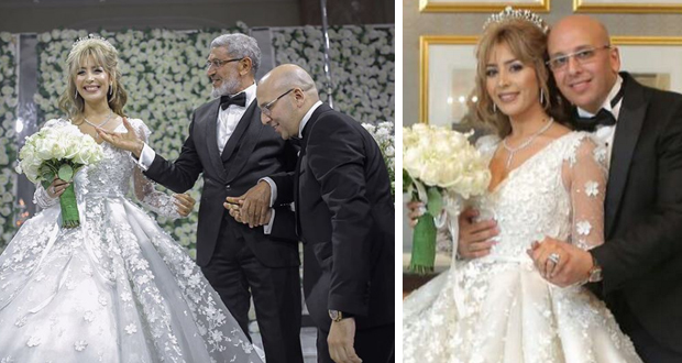 جنات تحتفل بزفافها وتهدي زوجها أغنية خاصة – بالصور