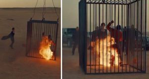 غادة عبد الرازق تحرق قاتل ابنتها على طريقة “داعش”