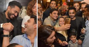 تامر حسني وصناع “البدلة” يشاهدون الفيلم مع الجمهور ويحتفلون بتصدره إيرادات السينما