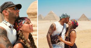لقطات رومانسية لـ أليشيا كيز وزوجها في مصر – بالصور