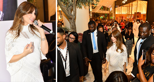 نانسي عجرم تتألق في احتفالية “دبي مول” بحضور محبّيها – بالصور