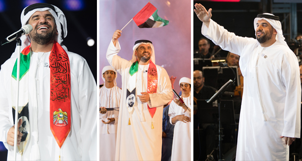 حسين الجسمي يجول الإمارات العربية المتحدة محتفلاً باليوم الوطني الـ47