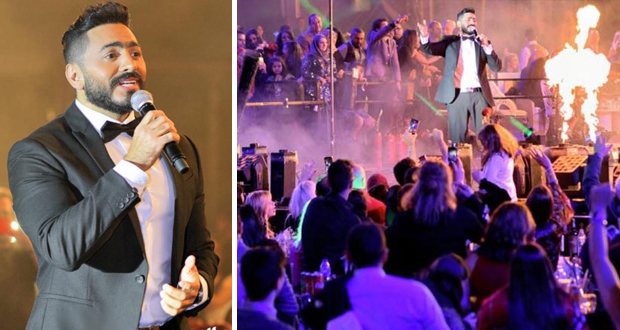 تامر حسني يتوّج احتفالات العام الجديد في أقوى سهرات رأس السنة