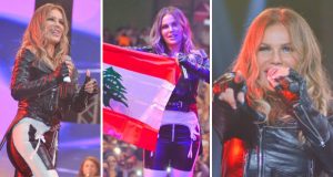 نيكول سابا تشعل الأجواء في نادي الزهور وترفع العلم اللبناني – بالصور