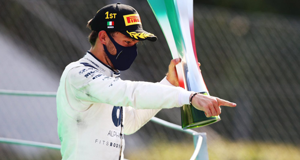 بيار غاسلي يخطف الفوز في سباق إيطاليا للفورمولا 1