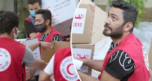 تامر حسني يساند الشعب الفلسطيني.. متطوعًا في الهلال الأحمر!