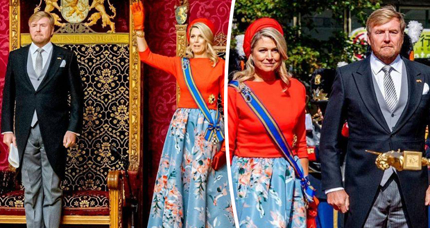 الملكة ماكسيما والملك ويليام يفتتحان البرلمان الهولندي