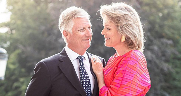 الملك البلجيكي فيليب والملكة ماتيلد يحتفلان بذكرى زواجهما الـ22