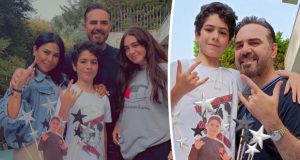 صور عائلية.. وائل جسار يحتفل بعيد ميلاد ابنه